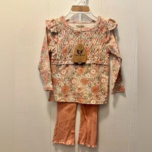 NWT Rabbit Bear Organic Outfit